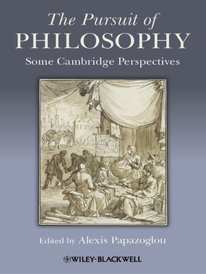 cover image of The Pursuit of Philosophy